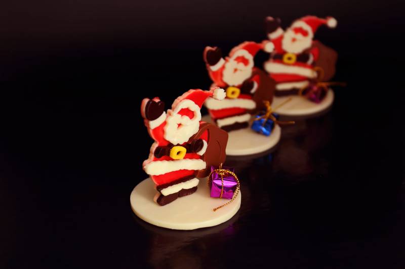 Père Noël en chocolat